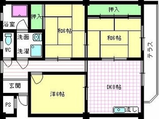 ヴィラコトブキの物件間取画像